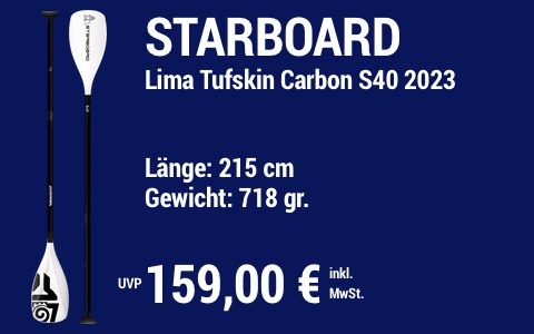 2023 STARBOARD 159 MAIN SUP Showroom 2023 Starboard Paddel Lima Tufskin Carbon S40