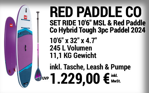 2024 RED PADDLE CO 1229 MAIN SUP Showroom 2024 Red Paddle Co SET RIDE SE 10622x3222x4 v2.722 Red Paddle Co Hybrid Tough 3pc CL Paddle