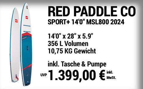 2024 RED PADDLE CO 1399 MAIN SUP Showroom 2024 Red Paddle Co SPORT+ 14022x2822x5 v4.922