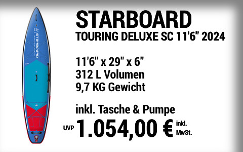 2024 STARBOARD 1054 MAIN SUP Showroom 2024 Starboard TOURING DELUXE SC  11622x2922x622