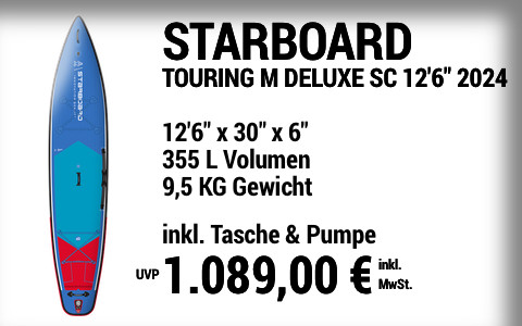 2024 STARBOARD 1089 MAIN SUP Showroom 2024 Starboard TOURING M DELUXE SC  12622x3022x622