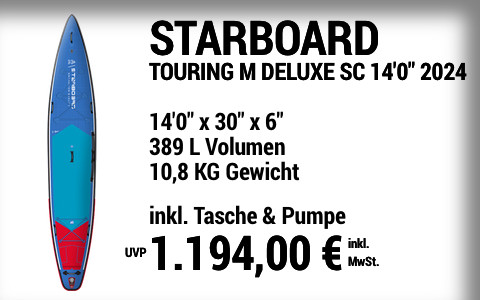 2024 STARBOARD 1194 MAIN SUP Showroom 2024 Starboard TOURING M DELUXE SC  14022x3022x622