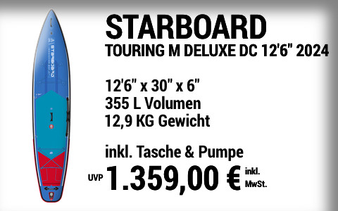 2024 STARBOARD 1359 MAIN SUP Showroom 2024 Starboard TOURING M DELUXE DC  12622x3022x622
