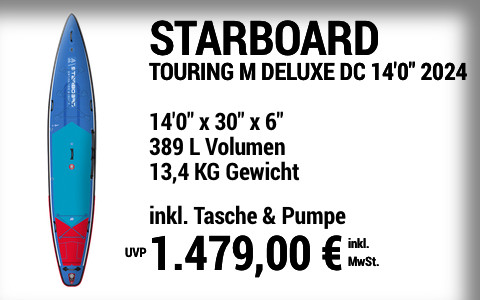 2024 STARBOARD 1479 MAIN SUP Showroom 2024 Starboard TOURING M DELUXE DC  14022x3022x622