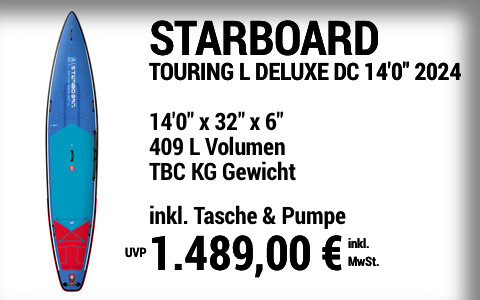2024 STARBOARD 1489 MAIN SUP Showroom 2024 Starboard TOURING L DELUXE DC  14022x3222x622