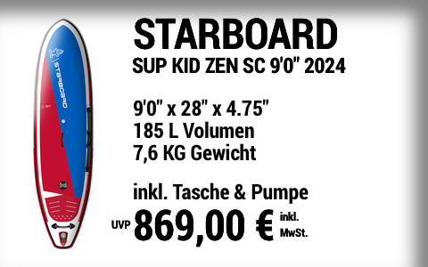 2024 STARBOARD 869 MAIN SUP Showroom 2024 Starboard SUP KID ZEN SC  9022x28224.7522