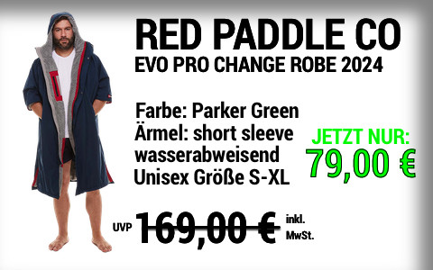 2025 RED PADDLE 79 MAIN SUP Showroom 2025 Red Paddle Short Sleeve EVO Pro Change Robe navy blue