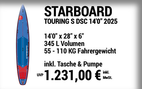 2025 STARBOARD 1231 MAIN SUP Showroom 2025 Starboard TOURING S DELUXE SC  14022x2822x622