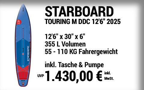 2025 STARBOARD 1430 MAIN SUP Showroom 2025 Starboard TOURING M DELUXE DC  12622x3022x622