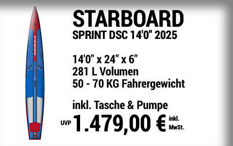 2025 STARBOARD 1479 MAIN SUP Showroom 2025 Starboard SPRINT DELUXE SC  14022x2422x622