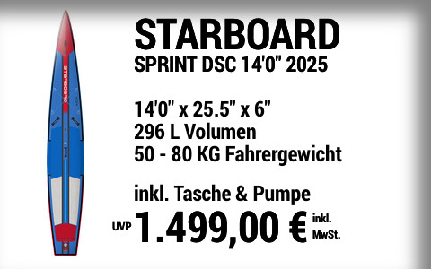 2025 STARBOARD 1499 MAIN SUP Showroom 2025 Starboard SPRINT DELUXE SC  14022x25.522x622