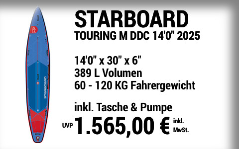 2025 STARBOARD 1565 MAIN SUP Showroom 2025 Starboard TOURING M DELUXE DC  14022x3022x622