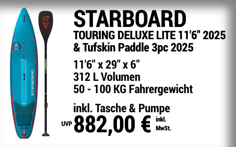 2025 STARBOARD 882 MAIN SUP Showroom 2025 Starboard SET TOURING DELUXE LITE  11622x2922x622 Tufskin 3pc Paddle